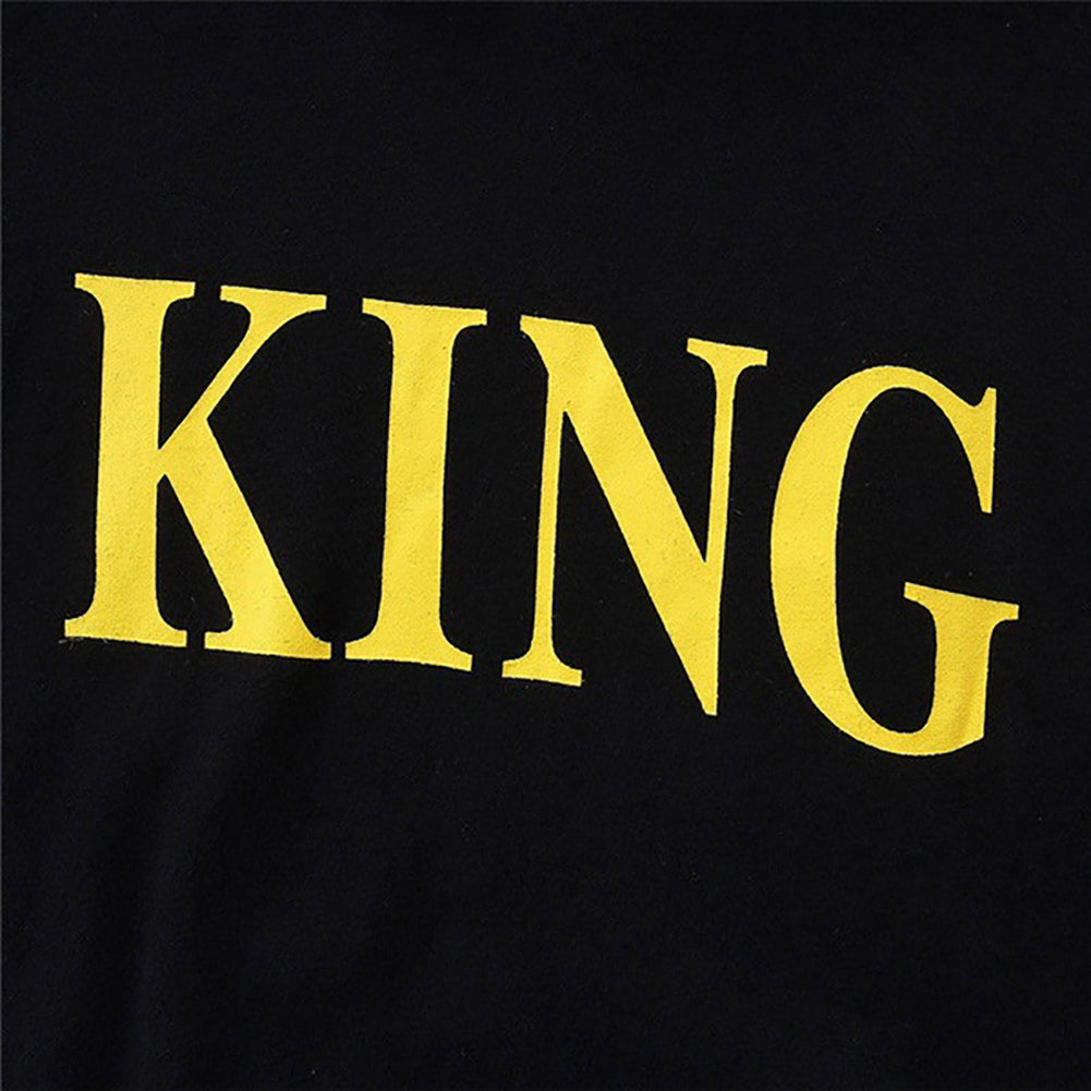 Baby Infant Boys King Letters Hooded Romper Cotton Clothes Outfit Jumpsuit