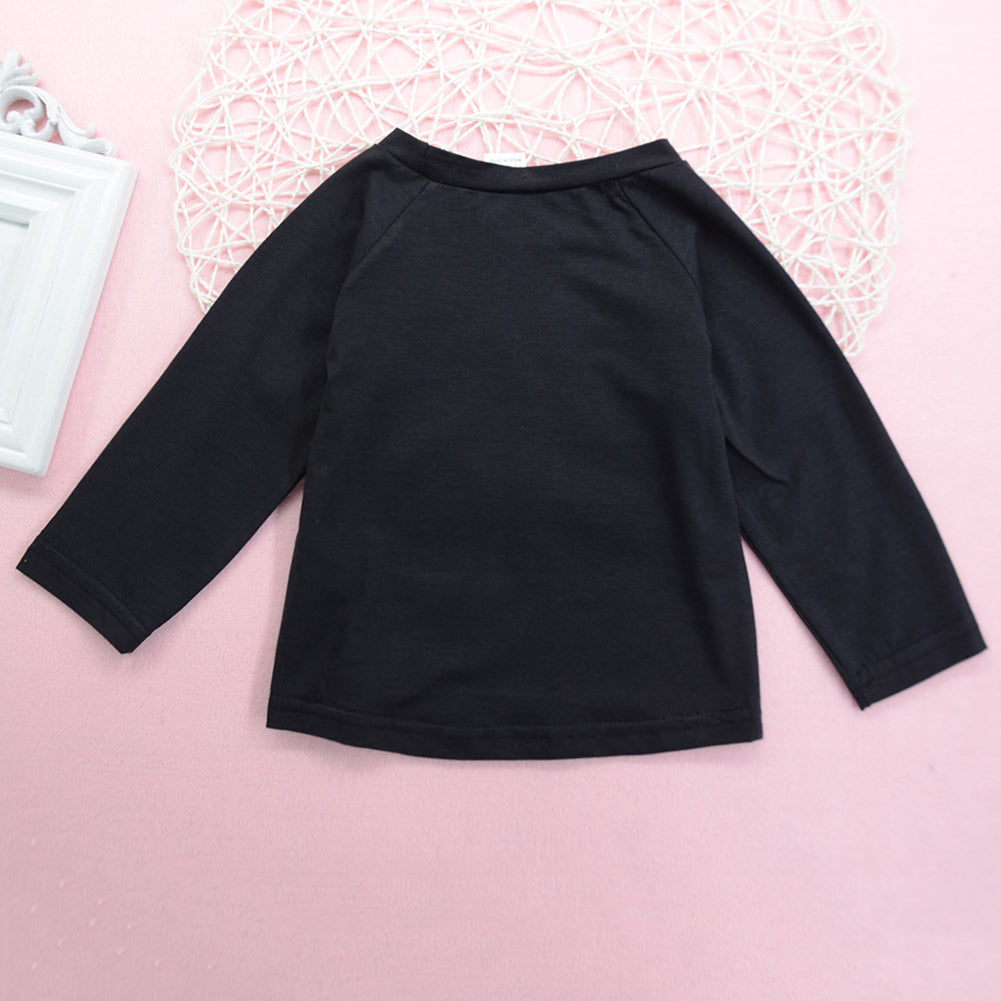 3Pcs Baby Kids Cartoon Alpaca Pattern Long Sleeve Pullover Pants Beanie Outfits