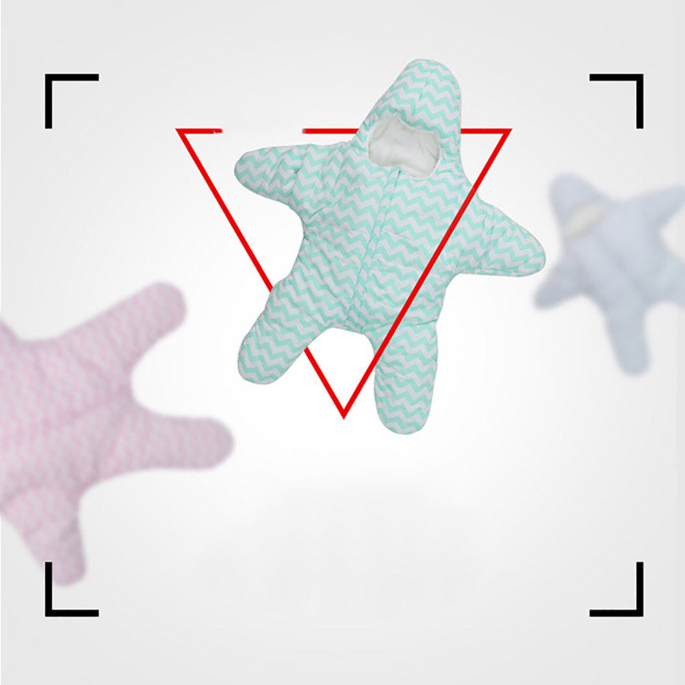 Baby Sleeping Bag Starfish Winter Newborn Infant Pram Bed Swaddle Blanket Wrap