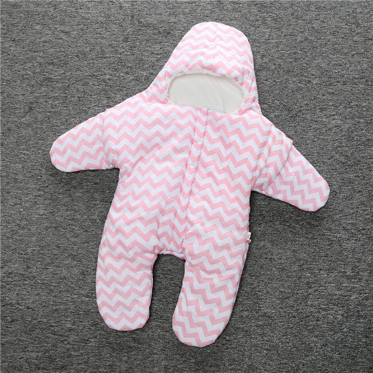 Baby Sleeping Bag Starfish Winter Newborn Infant Pram Bed Swaddle Blanket Wrap