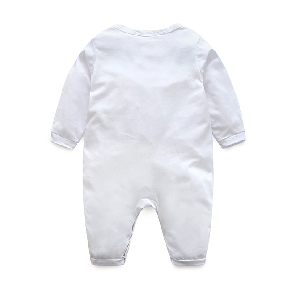 Winter Autumn Suit Bowtie Infants Baby Boy One-Piece Romper Toddler Jumpsuits