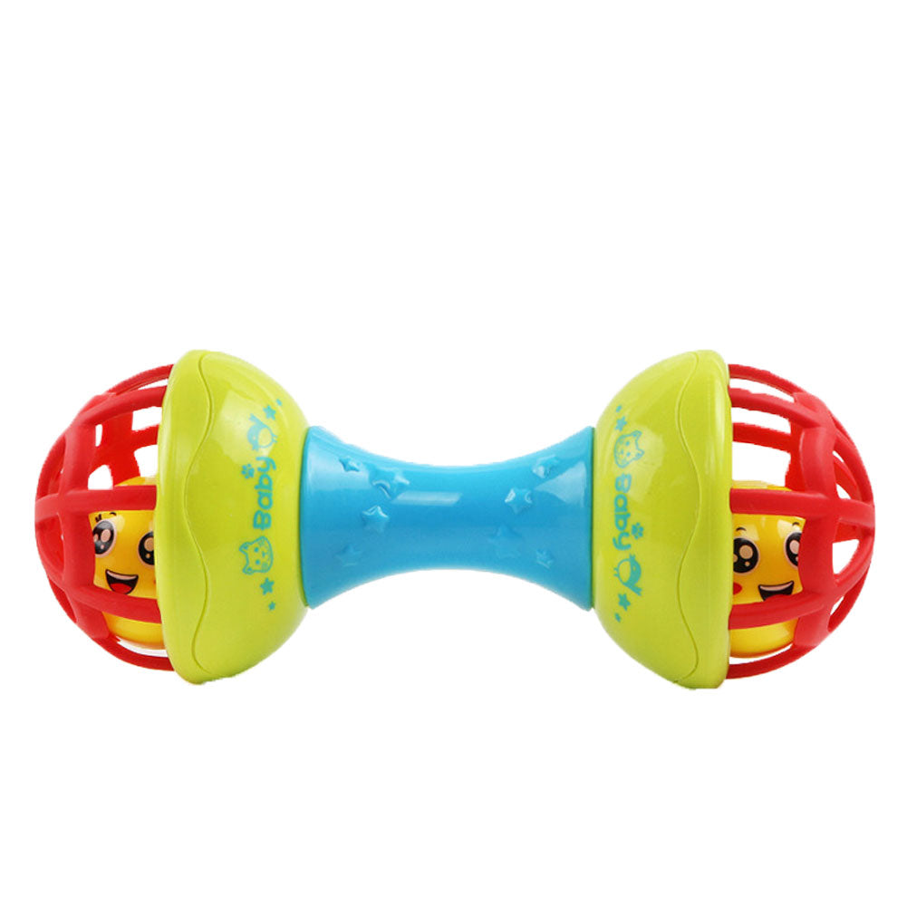 Multicolor Baby Teether Rattle Toy Grasping Gums Hand Bell Educational Gift