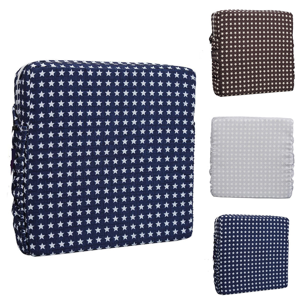 Star Pattern Baby Dining Chair Cushion Removable Kids Highchair Heightening Pad