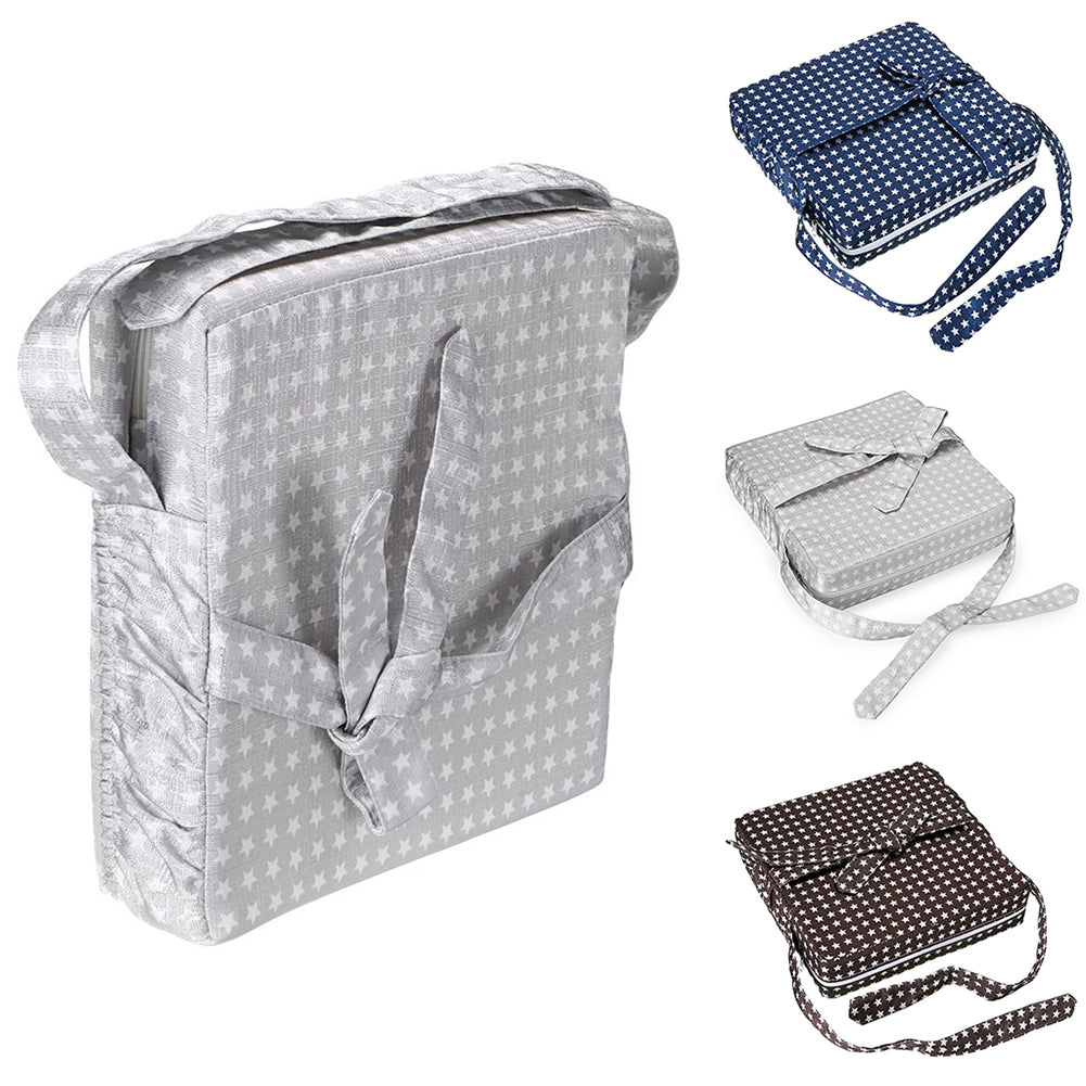 Star Pattern Baby Dining Chair Cushion Removable Kids Highchair Heightening Pad