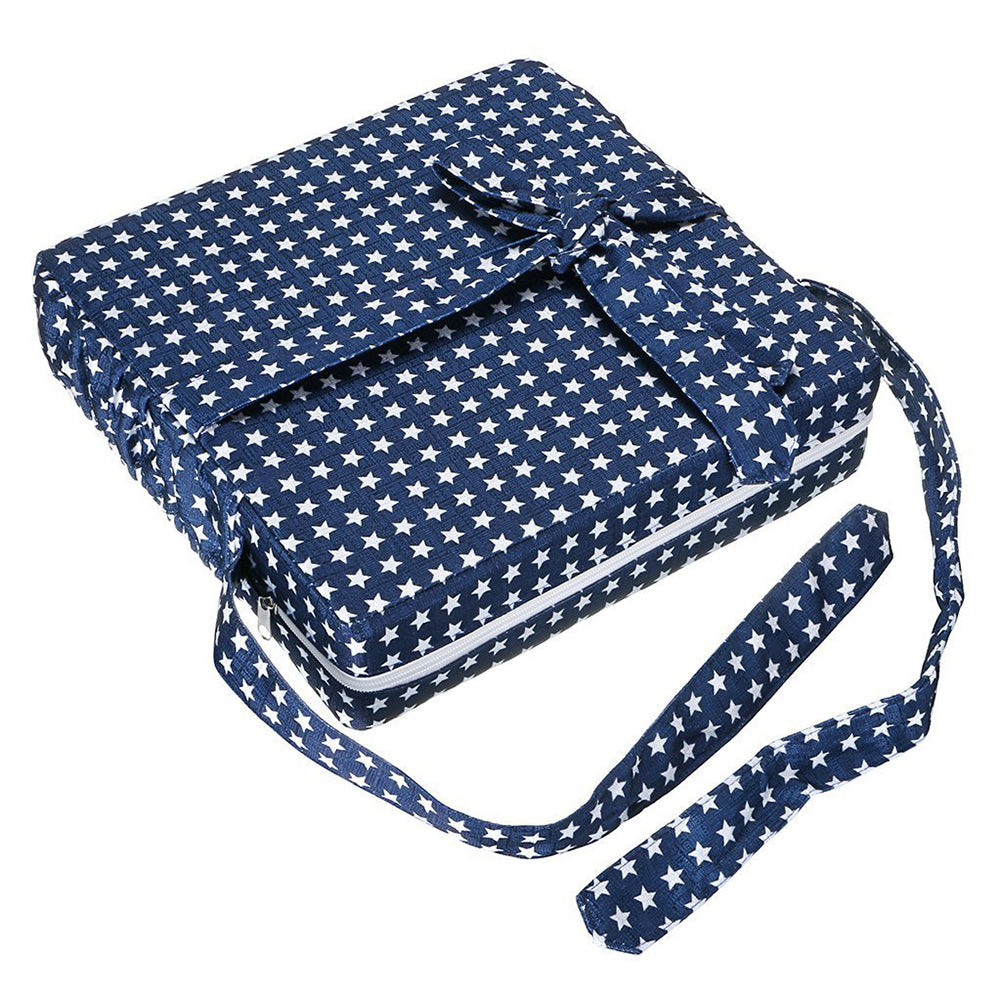 Star Pattern Baby Dining Chair Cushion Removable Kids Highchair Heightening Pad