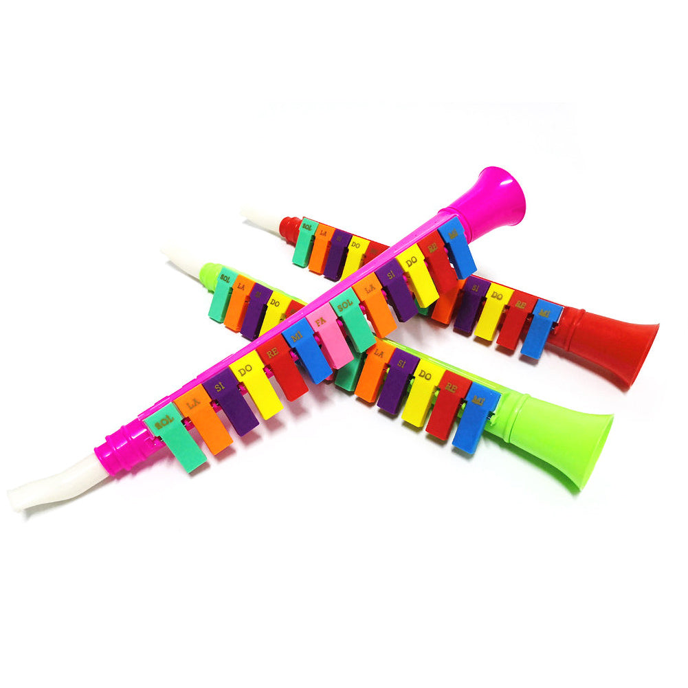 Children Kids 13 Keys Colorful Melodica Plastic Clarinet Music Instruments Toy