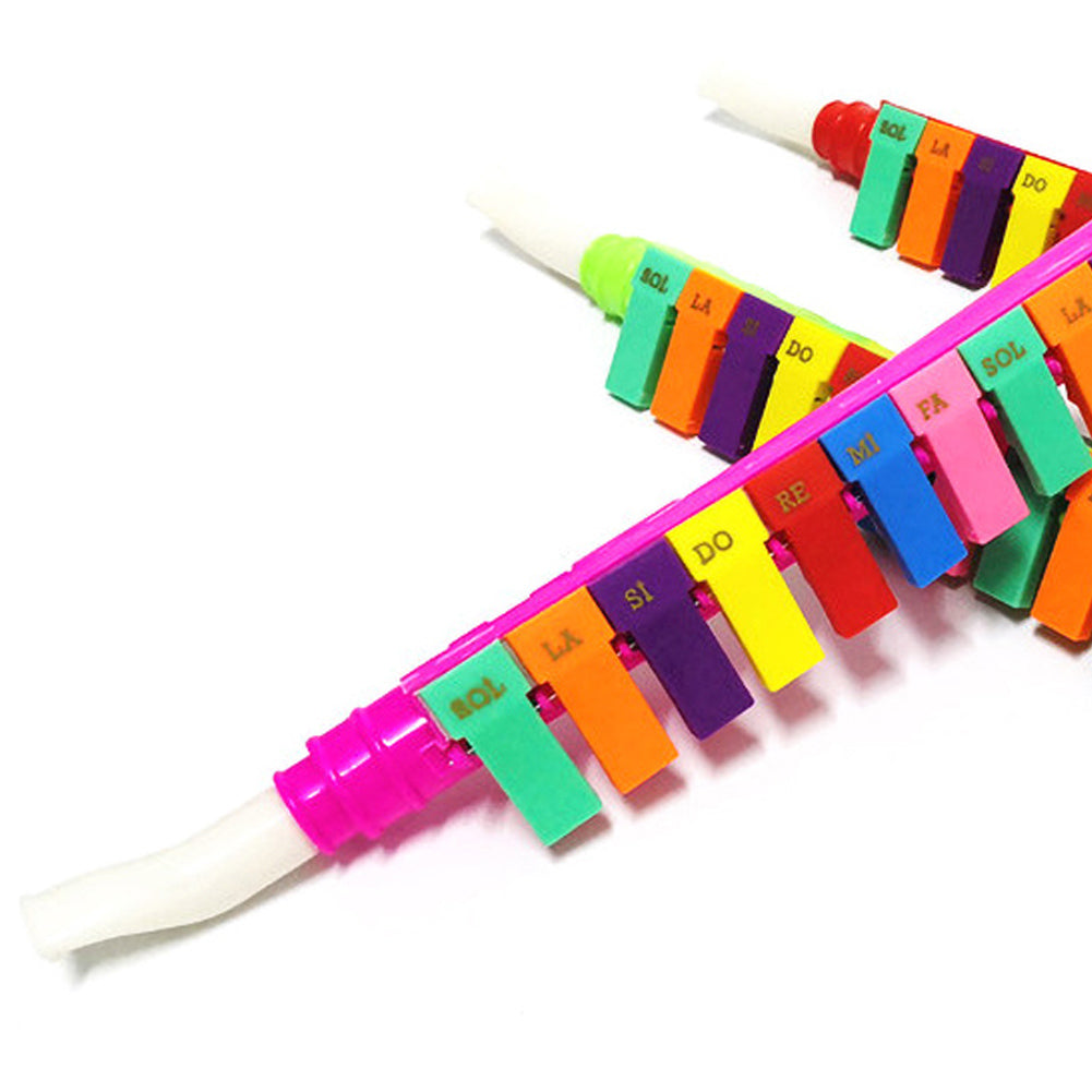 Children Kids 13 Keys Colorful Melodica Plastic Clarinet Music Instruments Toy