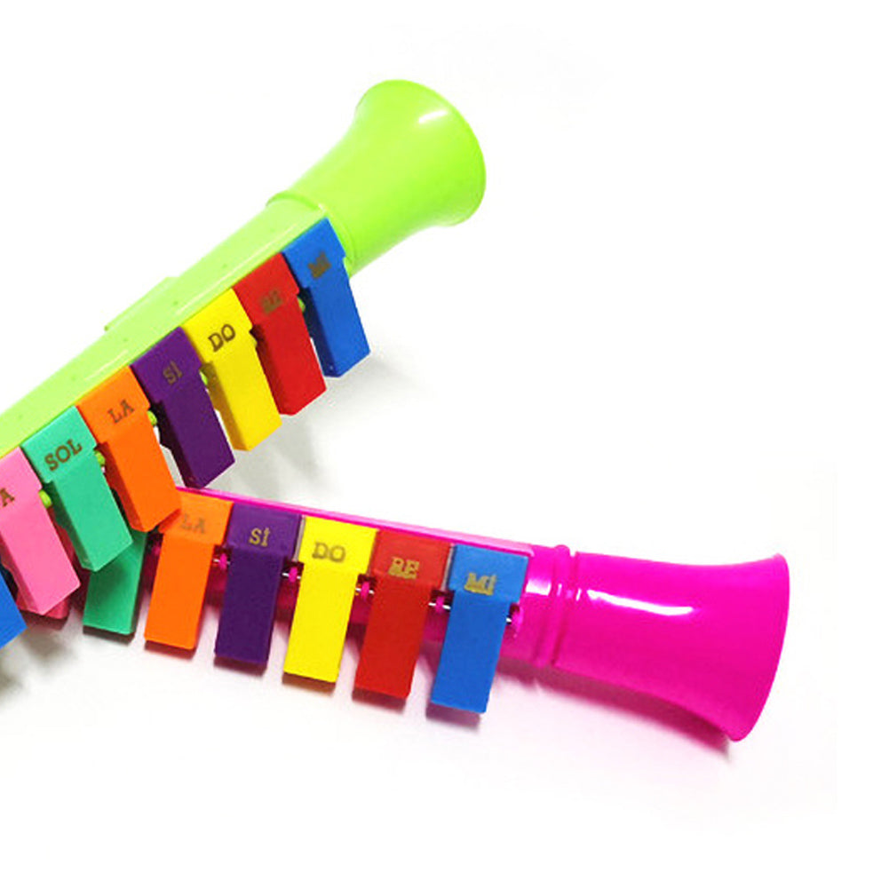 Children Kids 13 Keys Colorful Melodica Plastic Clarinet Music Instruments Toy