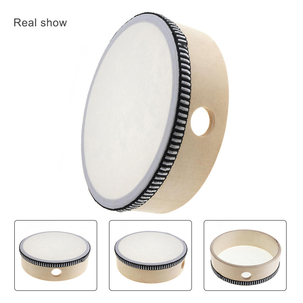 6inch Percussion Musical Instrument Tambourine Drum Round Children Kids Toy Gift