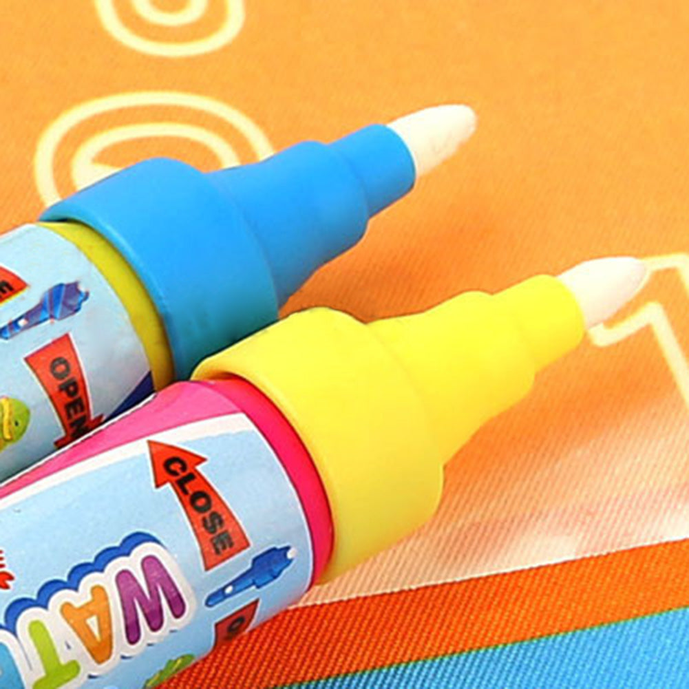 Cartoon Animal Doodle Pens Water Drawing Magic Mat Canvas Education Kids Toy