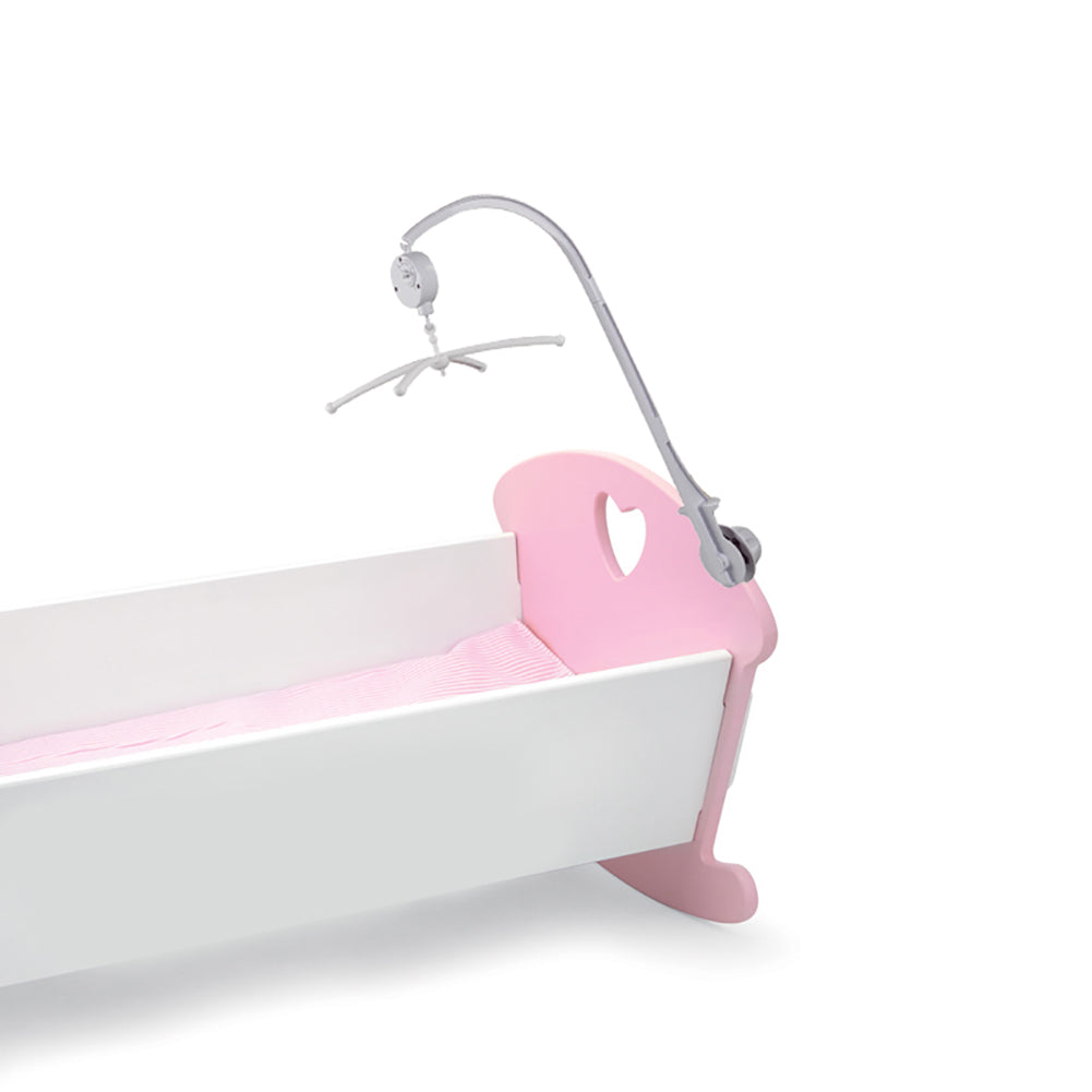 DIY Baby Crib Bed Bell Holder Toy Arm Bracket Wind-up Music Box Hanging Stand