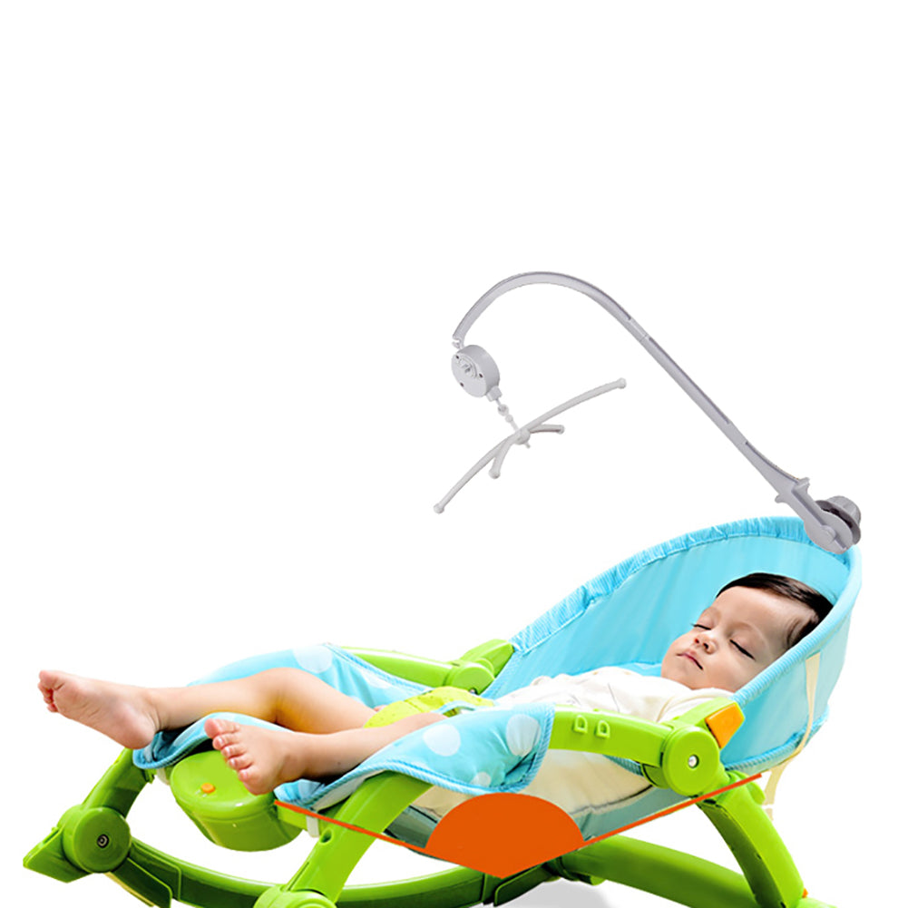 DIY Baby Crib Bed Bell Holder Toy Arm Bracket Wind-up Music Box Hanging Stand