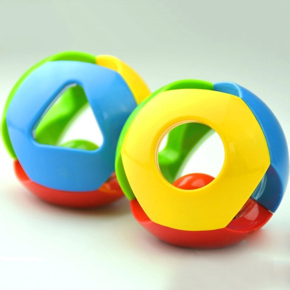 Funny Baby Grasping Rattles Ball Kids Jingle Bell Educational Intellectual Toy