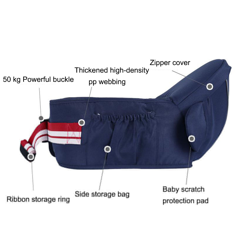 Breathable Baby Infant Carrier Stool Hold Sling Straps Waist Belt Hip Seat