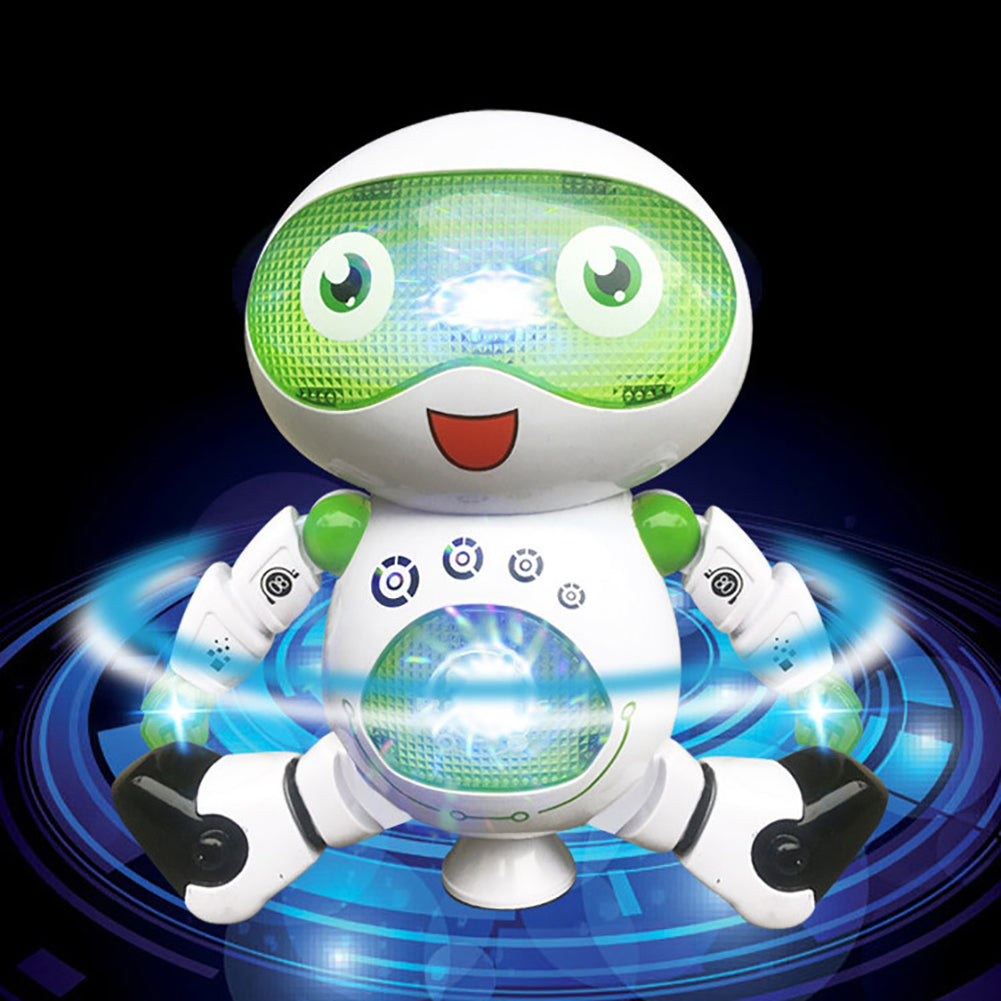 Creative Electronic Walking Dancing Rotating Smart Robot Kids Music Light Toy
