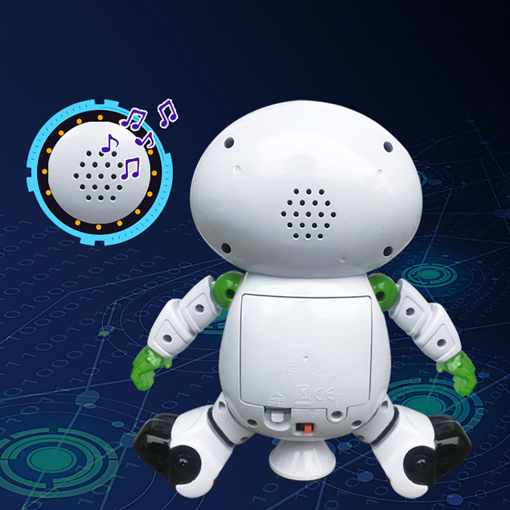 Creative Electronic Walking Dancing Rotating Smart Robot Kids Music Light Toy