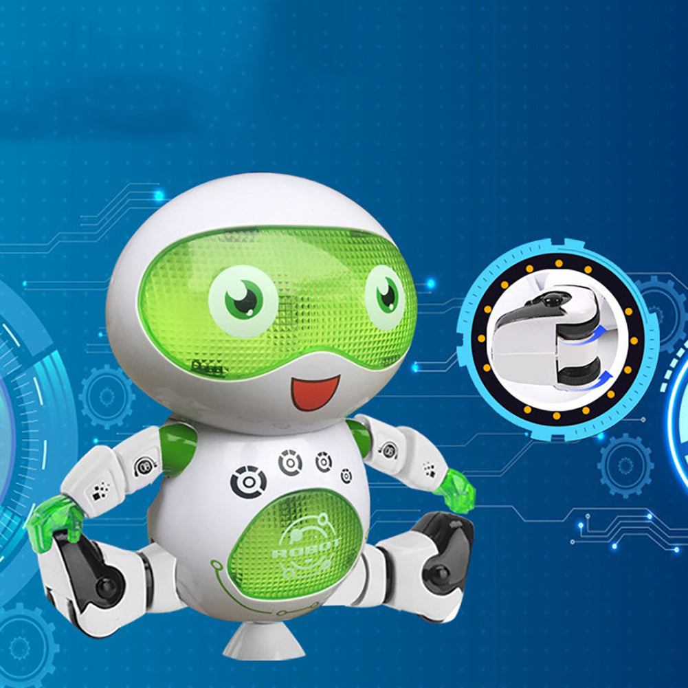 Creative Electronic Walking Dancing Rotating Smart Robot Kids Music Light Toy
