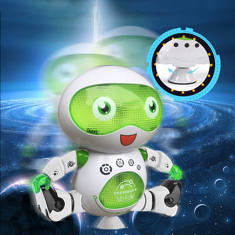 Creative Electronic Walking Dancing Rotating Smart Robot Kids Music Light Toy