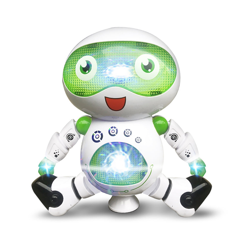 Creative Electronic Walking Dancing Rotating Smart Robot Kids Music Light Toy