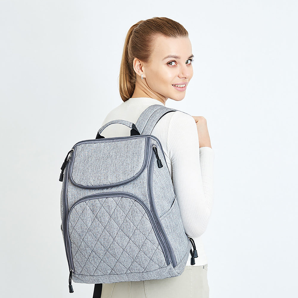 Outdoor Mother Baby Diaper Changing Large Capacity Mummy Backpack Stroller Bag