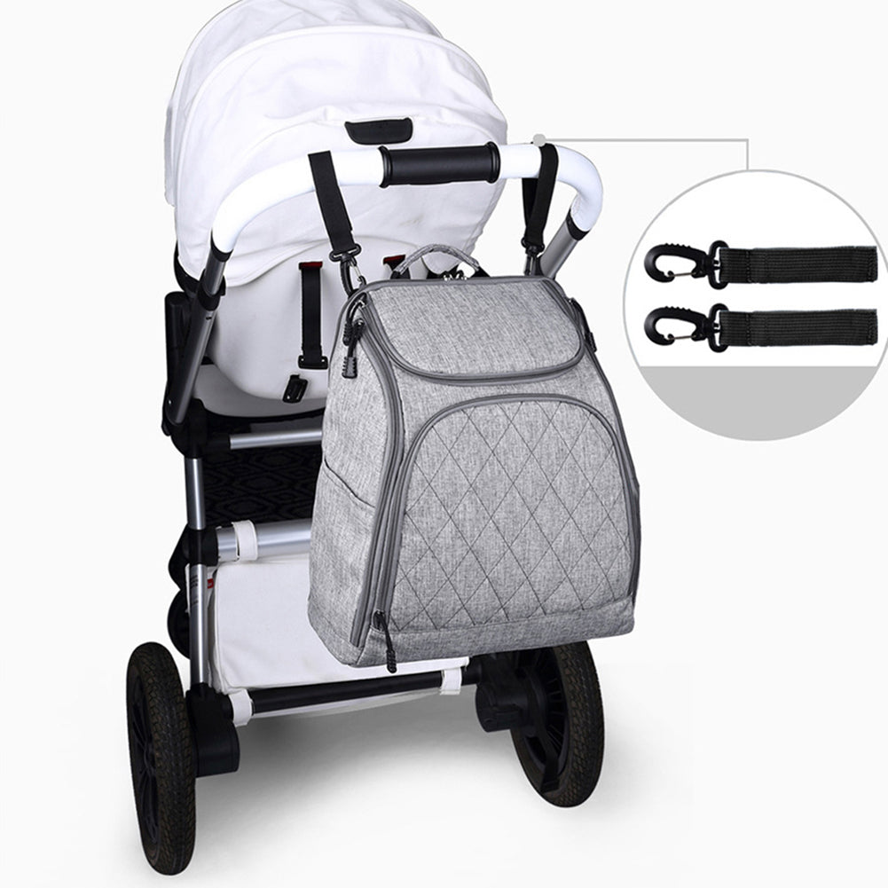 Outdoor Mother Baby Diaper Changing Large Capacity Mummy Backpack Stroller Bag