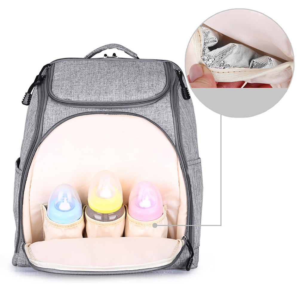 Outdoor Mother Baby Diaper Changing Large Capacity Mummy Backpack Stroller Bag