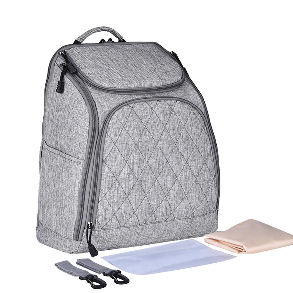 Outdoor Mother Baby Diaper Changing Large Capacity Mummy Backpack Stroller Bag