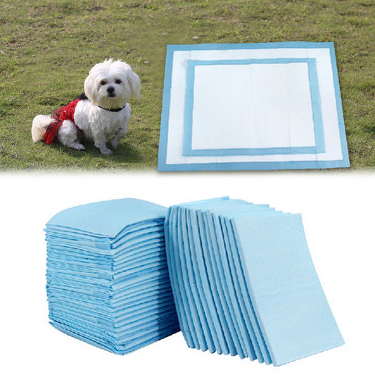 50Pcs Dog Cat Rabbit Diapers Sanitary Deodorant Nappy Pad Mat Pet Supplies