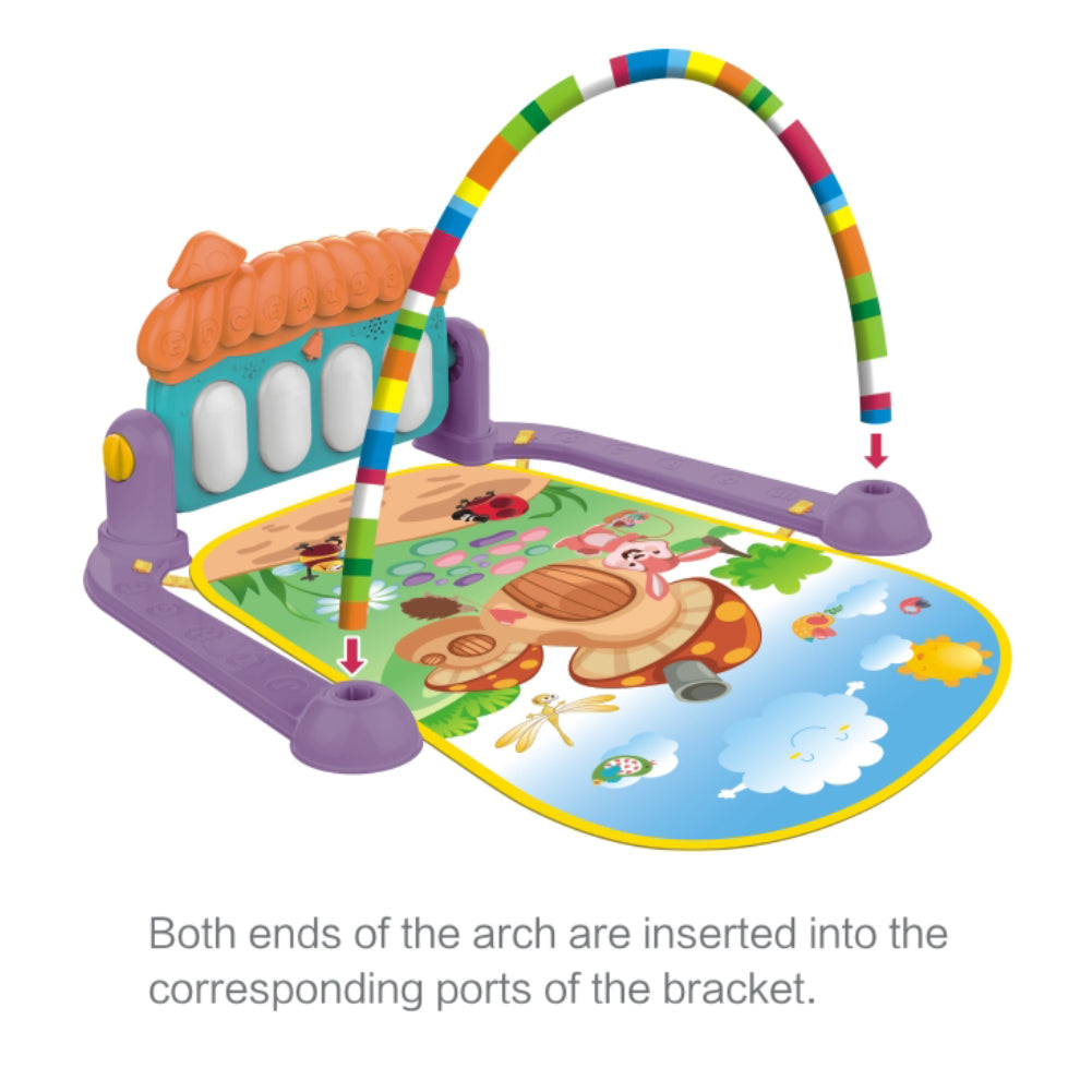 Toddler Infant Baby Musical Piano Gym Play Mat Floor Crawling Game Blanket Toy