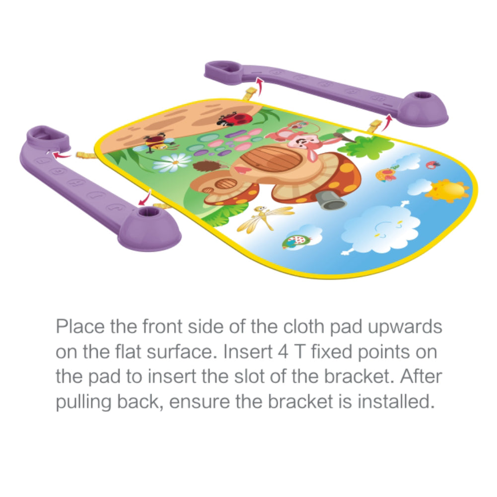 Toddler Infant Baby Musical Piano Gym Play Mat Floor Crawling Game Blanket Toy