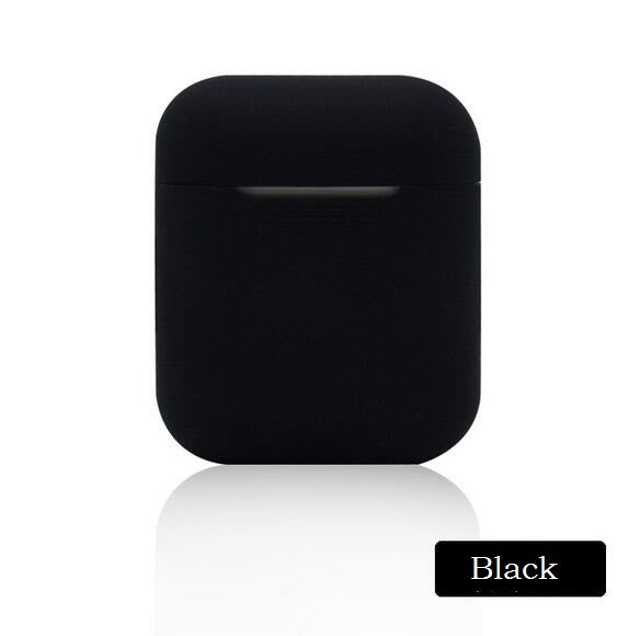 For Airpods Case Soft Silicone Wireless Bluetooth Headset Shockproof Cover with 14 Colors