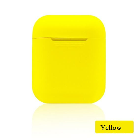 For Airpods Case Soft Silicone Wireless Bluetooth Headset Shockproof Cover with 14 Colors