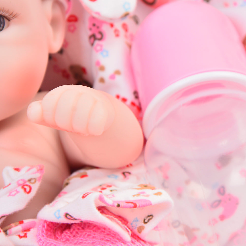 26cm Lifelike Mini Reborn Dolls Full Body Silicone Vinyl Reborn Babies 11inch Girl Birthday Gifts Educational