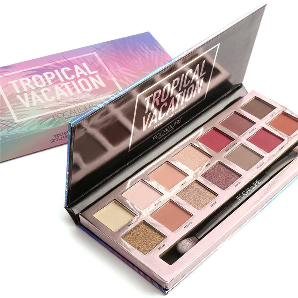 Waterproof Long Lasting Shimmer Matte Eye Shadow Palette Cosmetics Makeup Tool