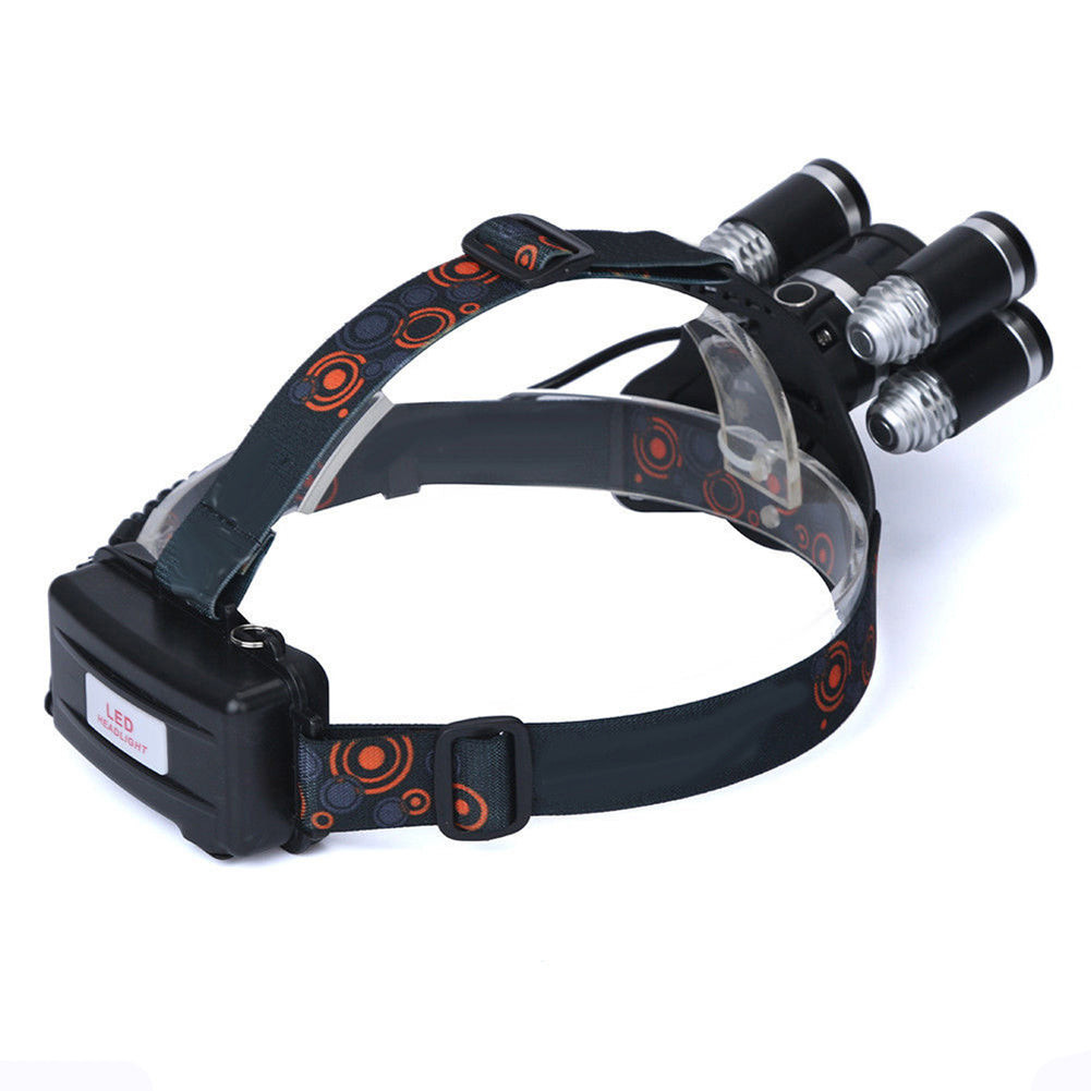 Outdoor Waterproof 35000lm 5x T6 LED Headlamp Headlight Flashlight Head Lamp