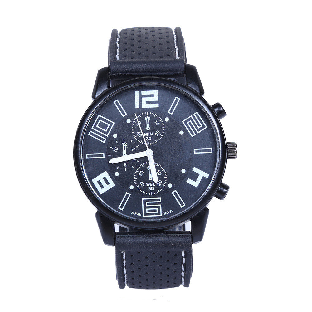 Men Watch Men Fashion Stainless Steel Sport Cool Quartz Hours Wrist Analog Watch