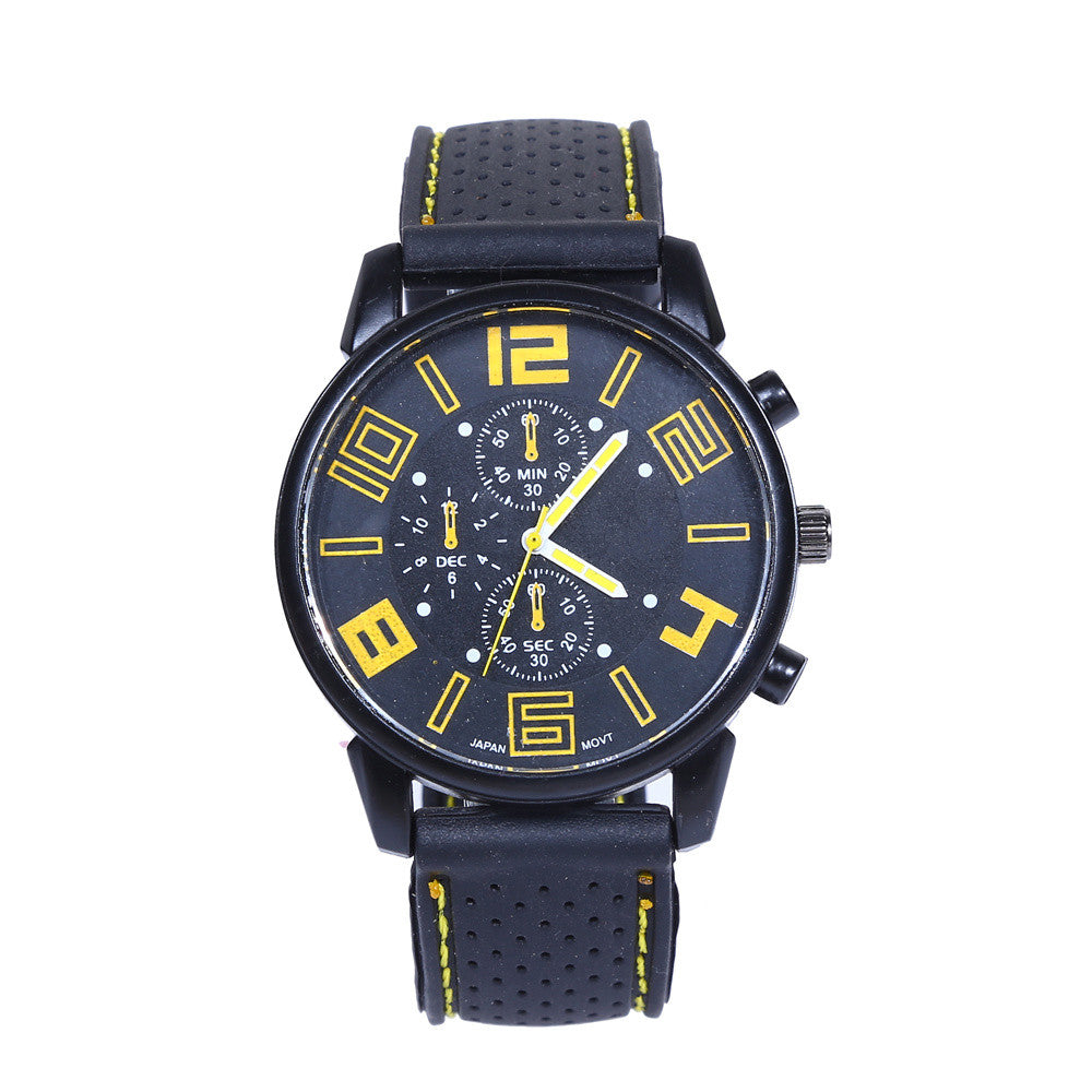 Men Watch Men Fashion Stainless Steel Sport Cool Quartz Hours Wrist Analog Watch