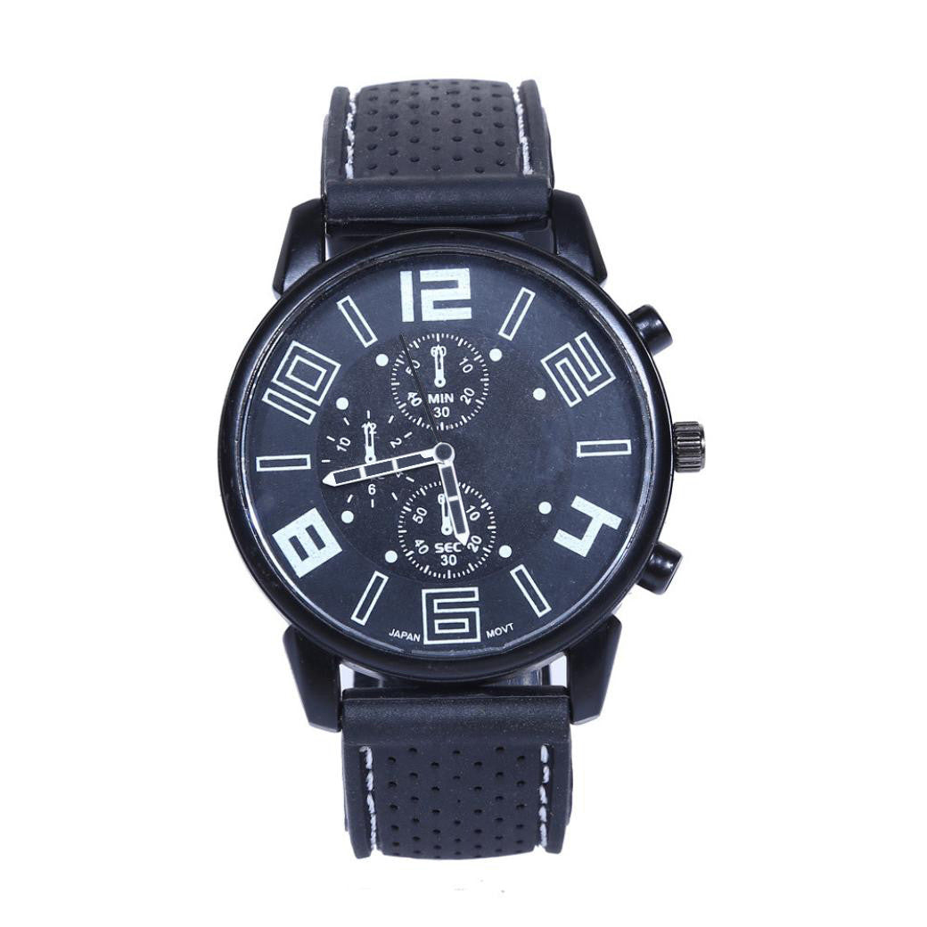 Men Watch Men Fashion Stainless Steel Sport Cool Quartz Hours Wrist Analog Watch