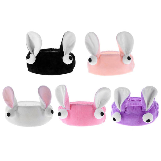 Women Cute Plush Rabbit Ears Headband Girls Hair Band Hair Accessory Gift