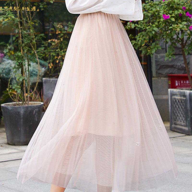 Spring and summer high waist temperament slit slim skirt