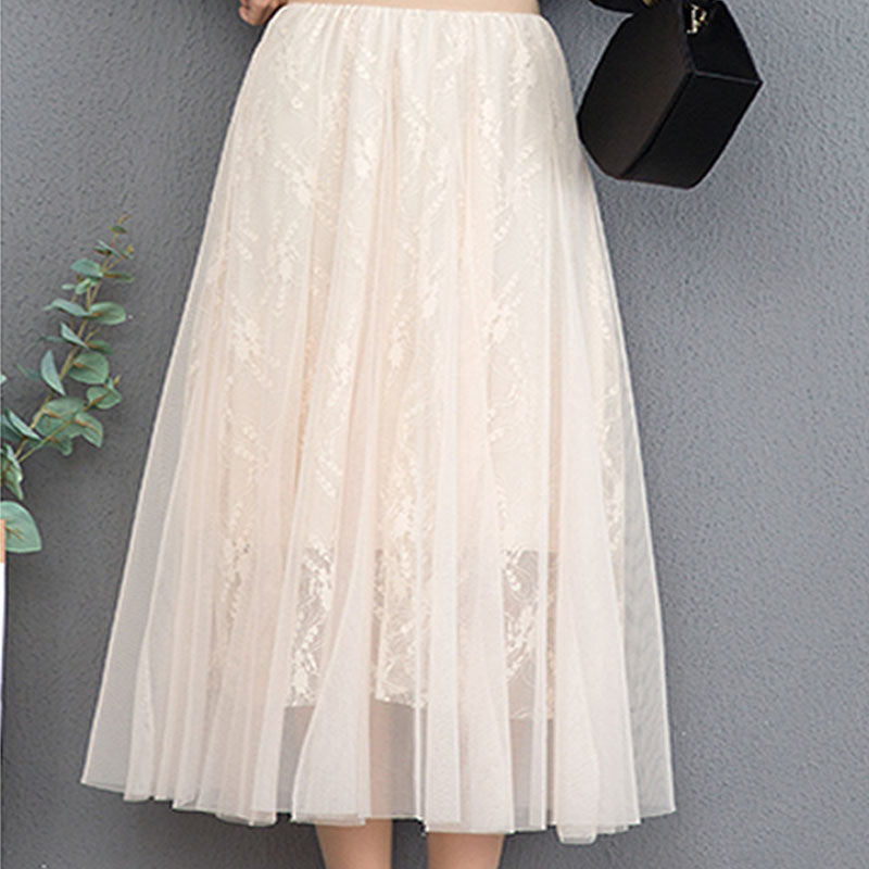 Spring and summer high waist temperament slit slim skirt