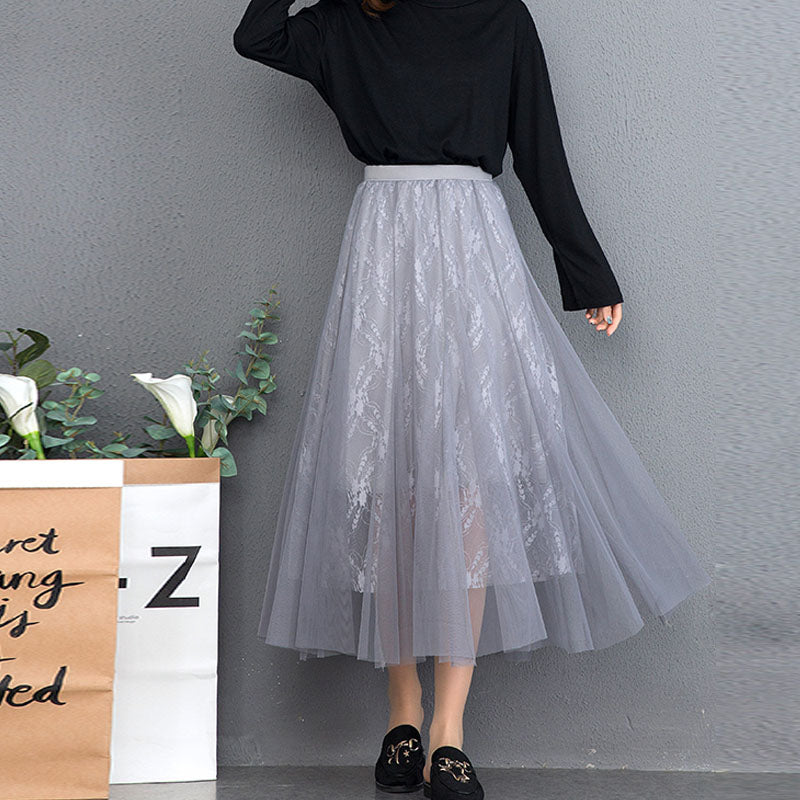 Spring and summer high waist temperament slit slim skirt