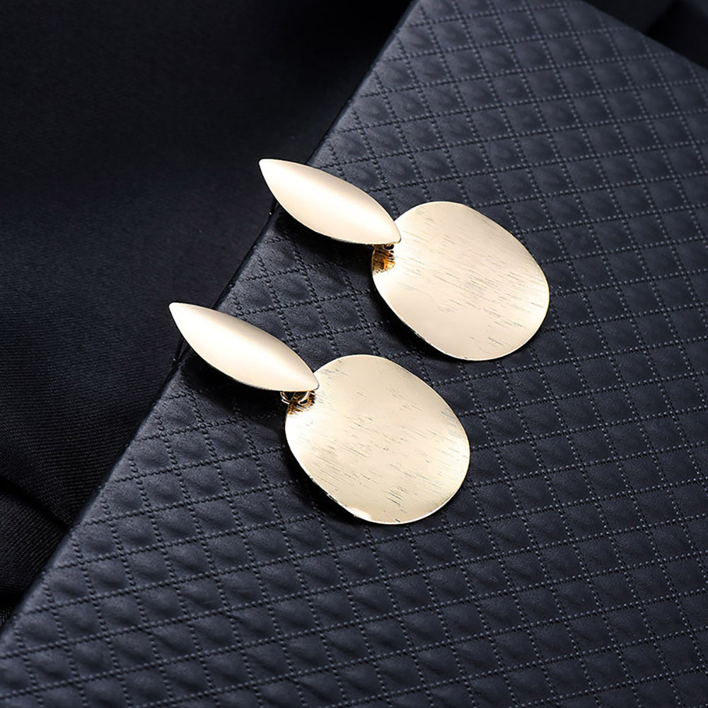 Fashion Women Alloy Round Dangle Stud Earrings Statement Party Jewelry Gift