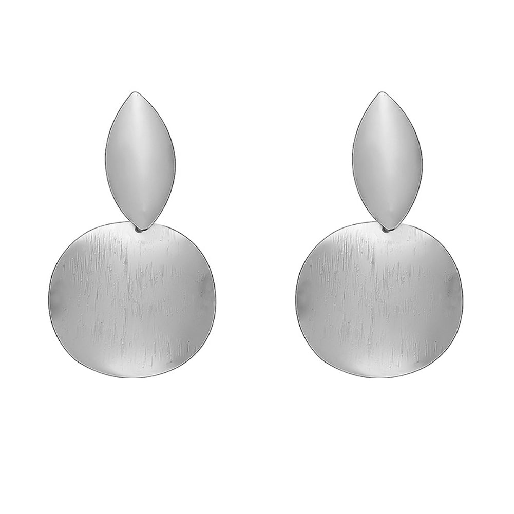 Fashion Women Alloy Round Dangle Stud Earrings Statement Party Jewelry Gift