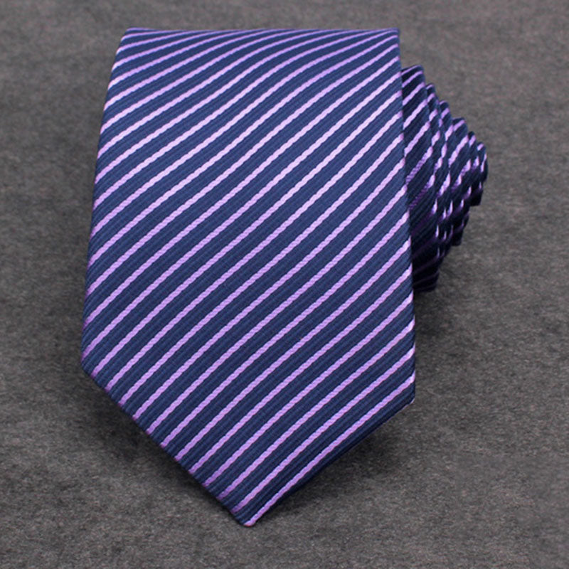 Men Wedding Party Polyester Silk Leisure Necktie Tie