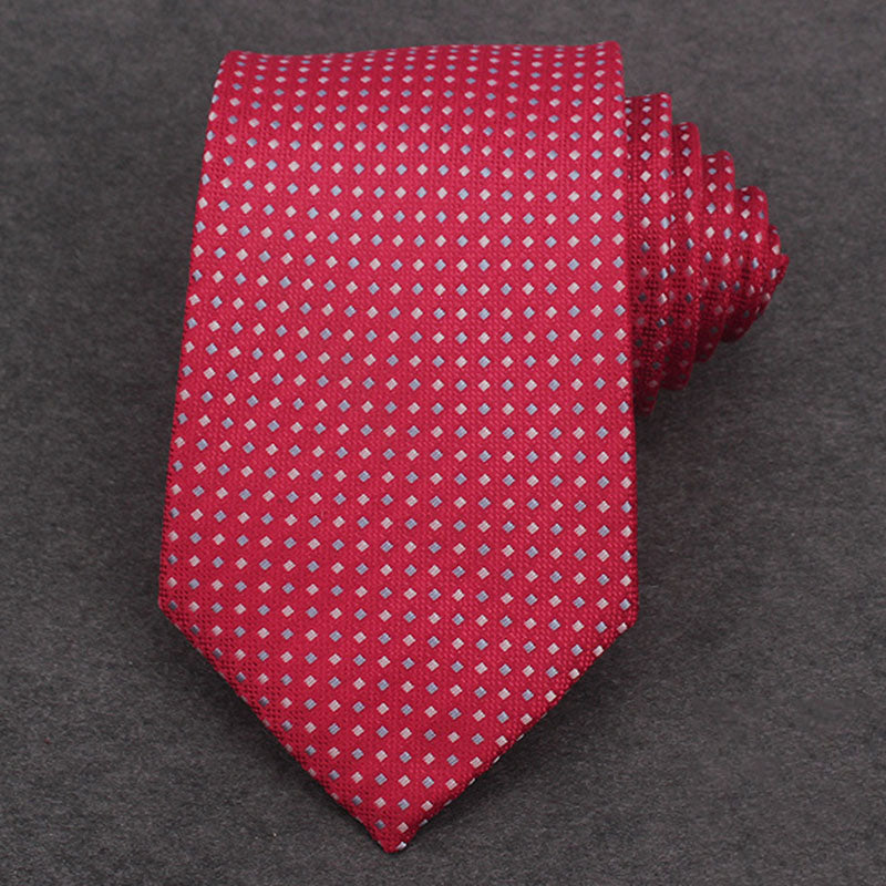 Men Wedding Party Polyester Silk Leisure Necktie Tie