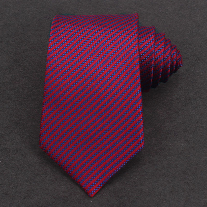 Men Wedding Party Polyester Silk Leisure Necktie Tie