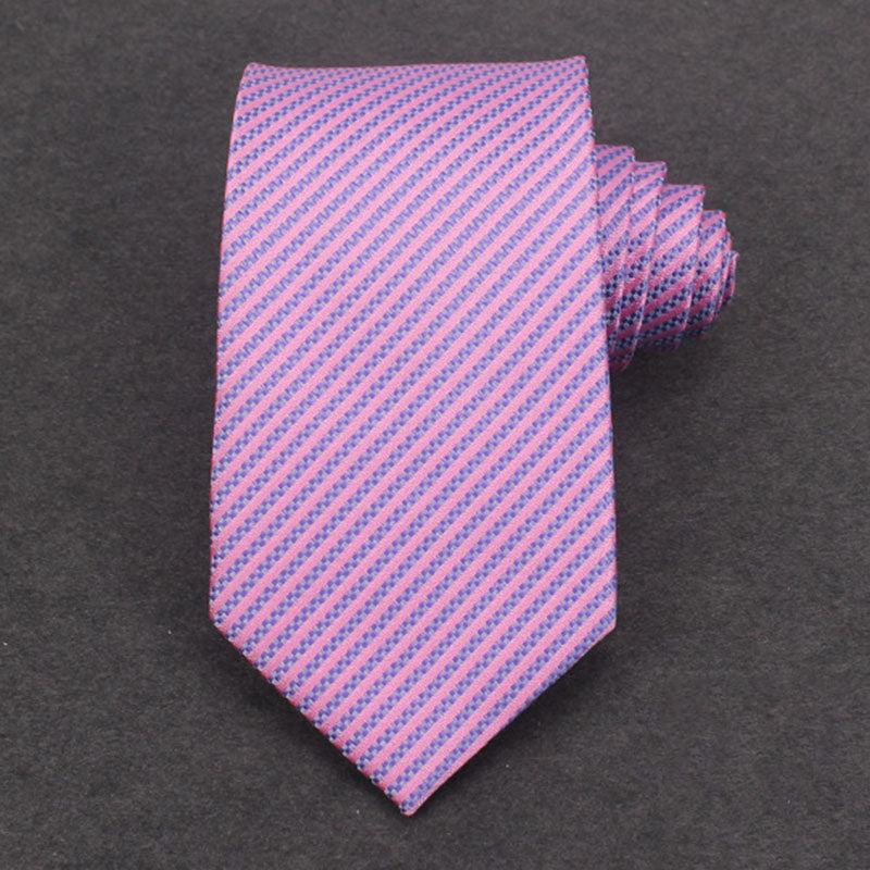 Men Wedding Party Polyester Silk Leisure Necktie Tie