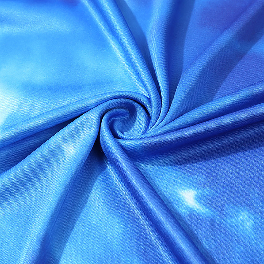 Men's Spring Summer Short Sleeve 3D Loose O Collar T-Shirt Fashion Print Top