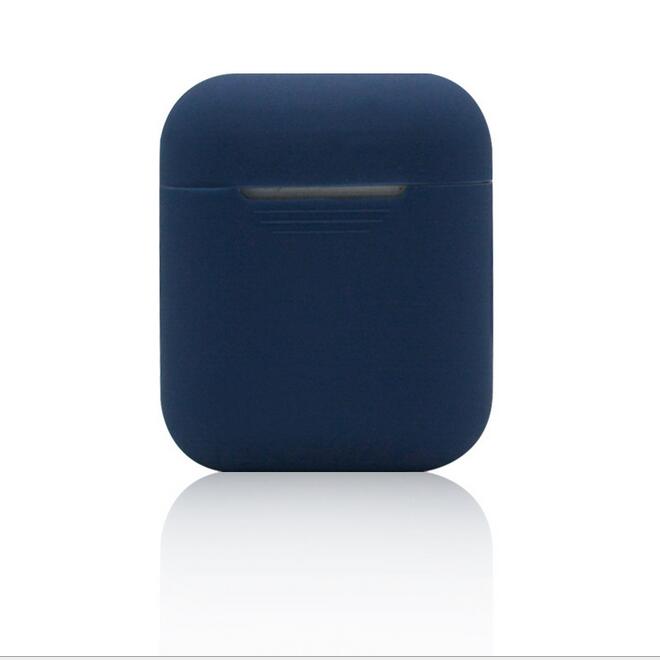 For Airpods Case Soft Silicone Wireless Bluetooth Headset Shockproof Cover with 14 Colors